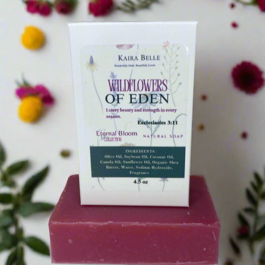 Wildflowers of Eden – Handmade Floral Natural Soap Bar