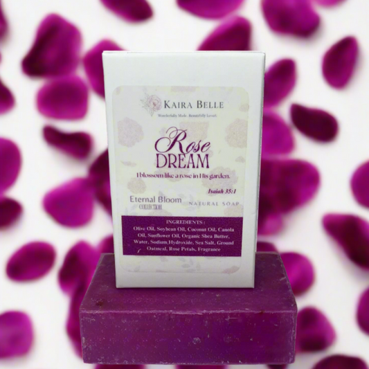 Rose Dream – Luxury Floral Soap Bar for Moisturized Skin